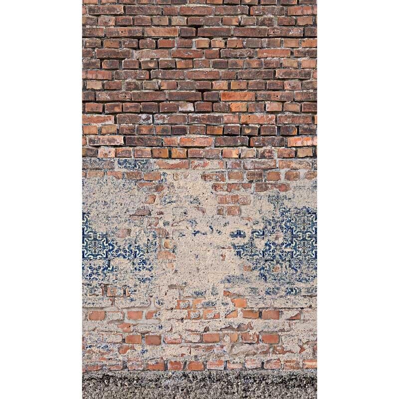 47253 Digitaldruck-Tapete Steinoptik Used Look Shabby Chic Rot Marburg