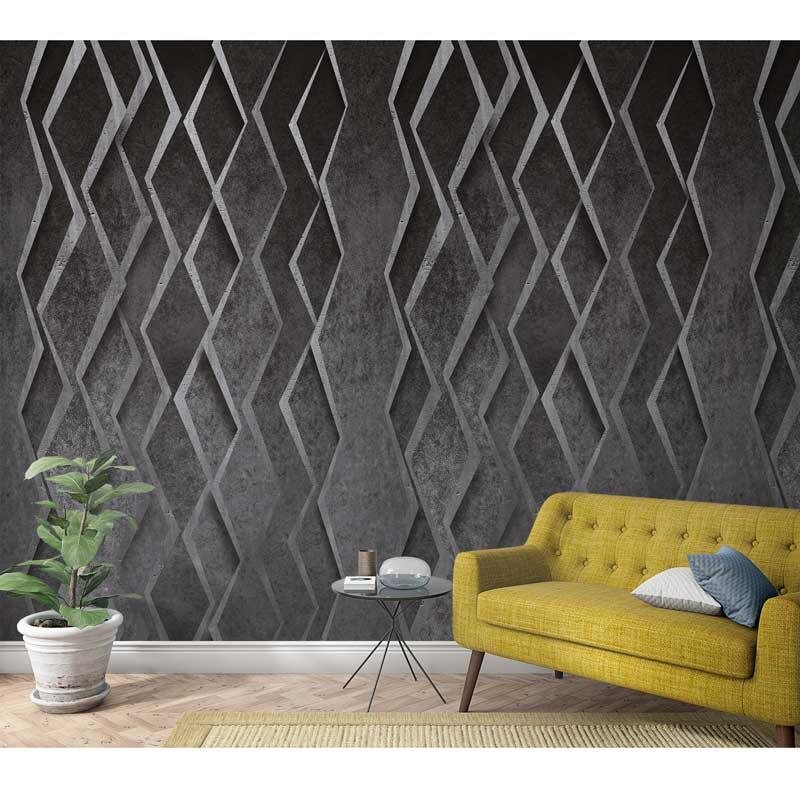 47238 Digitaldruck-Tapete Elegant Pattern Art Déco Geometrie Schwarz Marburg