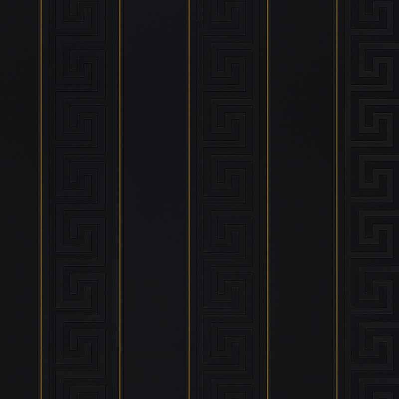 Tapete Schwarz, Anthrazit, Gold, Kupfer VERSACE Satintapete (935244)