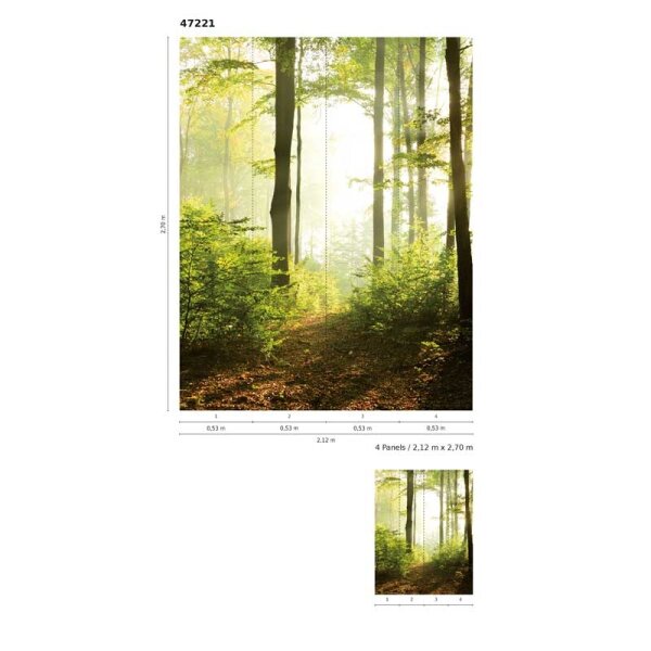 Digitaldruck-Tapete Natural Style Marburg (47221)