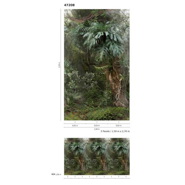 Digitaldruck-Tapete Tropical Vibes Marburg (47208)