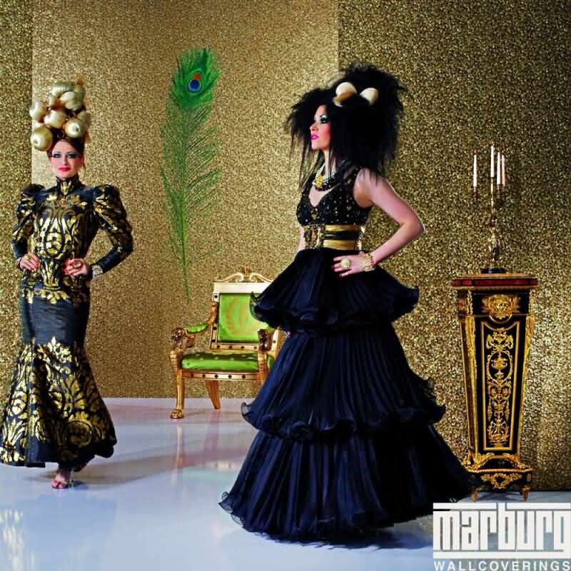 Tapete Grün Harald Glööckler Vliestapete (52559)