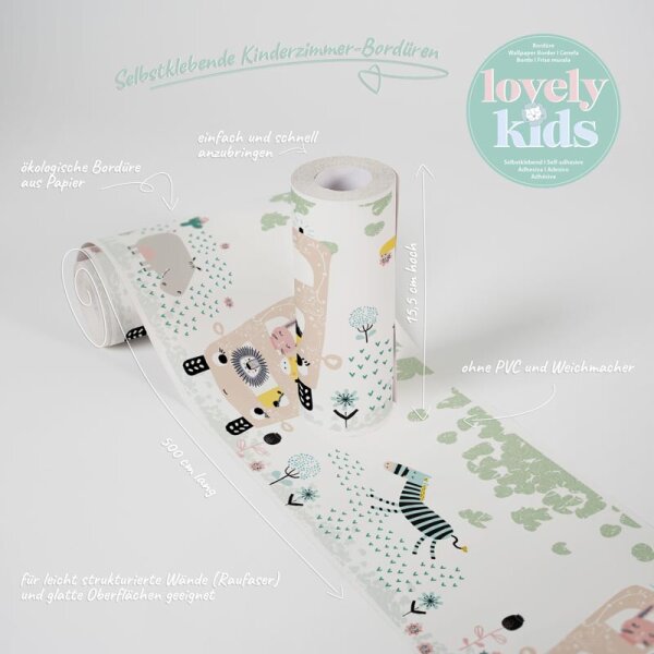 Bordüre Bunt AS-Creation Papier (403756)