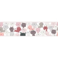 Bord&uuml;re Grau, Silber, Pastellfarben, Rosa, Rose,...