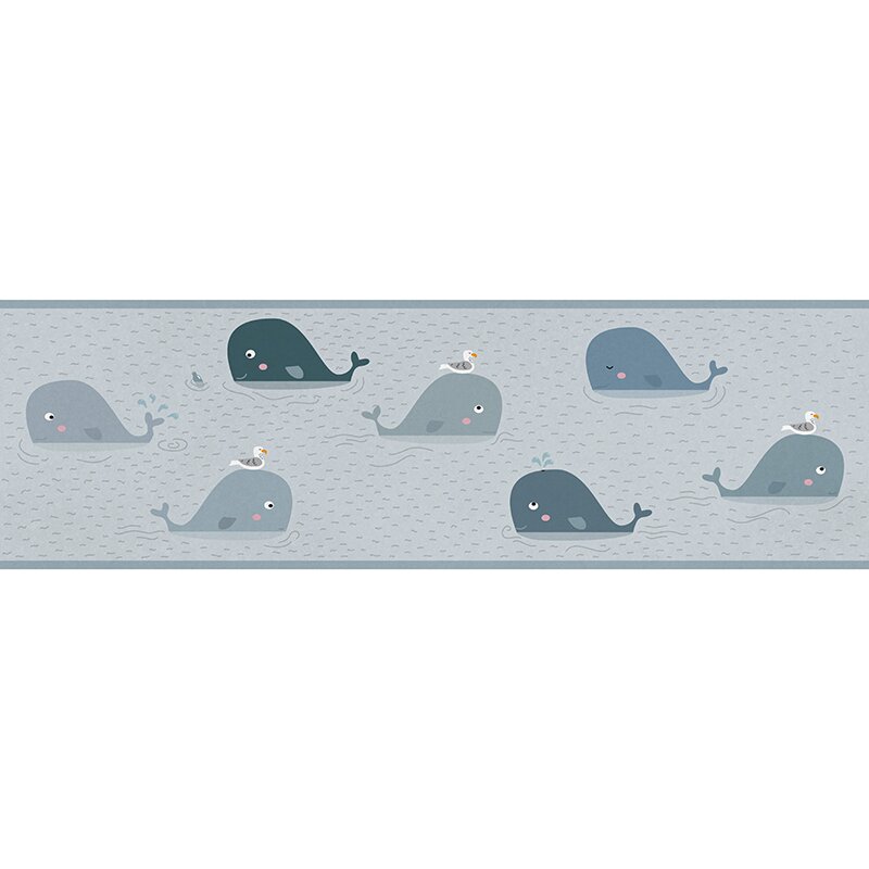 Bordüre Grau, Silber AS-Creation Papier (403735)