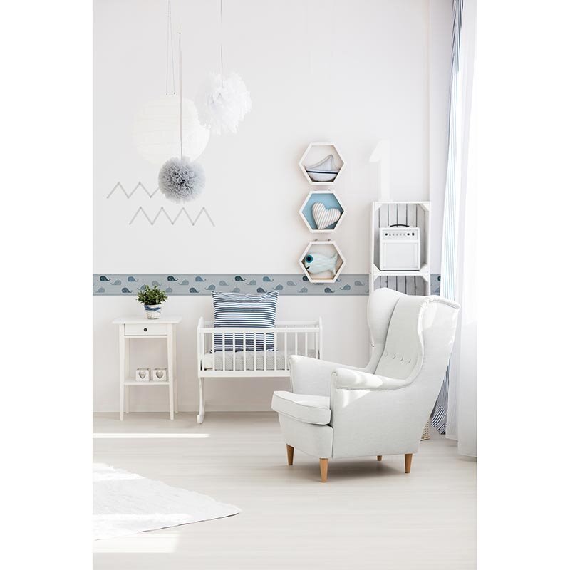 Bordüre Grau, Silber AS-Creation Papier (403735)