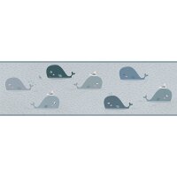 Bord&uuml;re Grau, Silber AS-Creation Papier (403735)