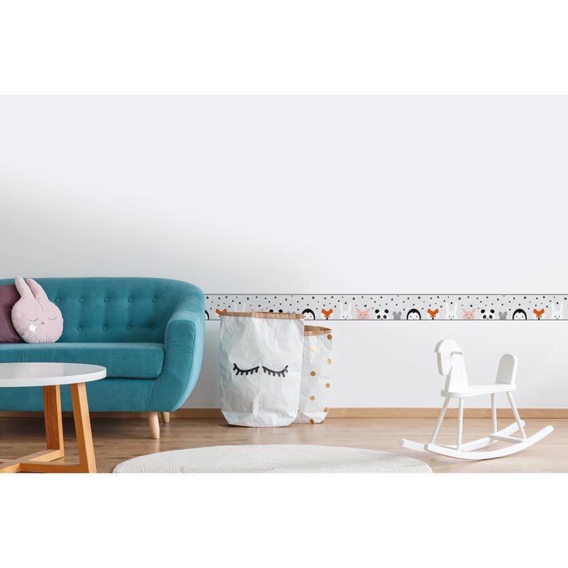 Bordüre Grau, Silber, Schwarz, Anthrazit, Weiß AS-Creation Papier (403732)