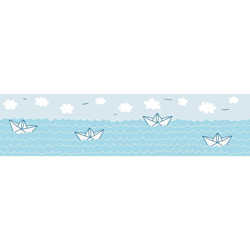 Bordüre Blau, Pastellfarben AS-Creation Papier (403731)