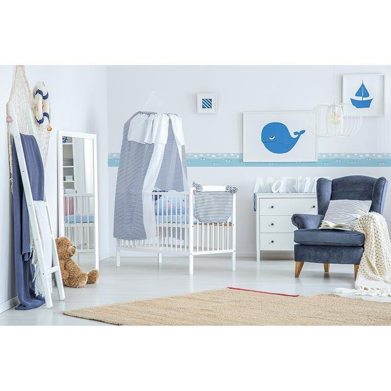 Bordüre Blau, Pastellfarben AS-Creation Papier (403731)