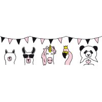 Bord&uuml;re Rosa, Rose, Schwarz, Anthrazit, Wei&szlig;...