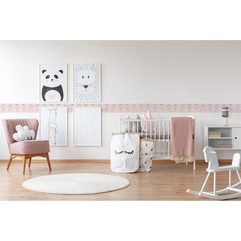 Bordüre Rosa, Rose AS-Creation Papier (403722)