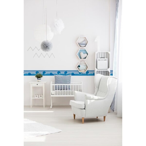 Bordüre Blau AS-Creation Papier (403721)