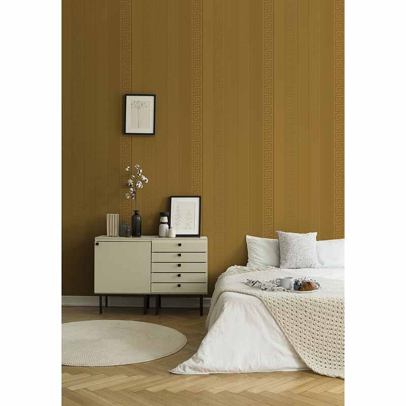 Tapete Gold, Kupfer VERSACE Satintapete (935242)