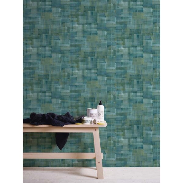 Tapete Blau, Grün Private Walls Vliestapete (375321)