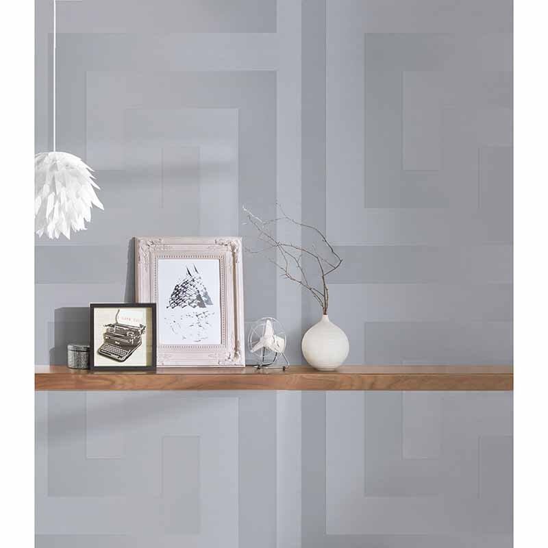 Tapete Grau, Silber VERSACE Satintapete (935235)