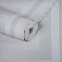 Tapete Grau, Silber VERSACE Satintapete (935235)