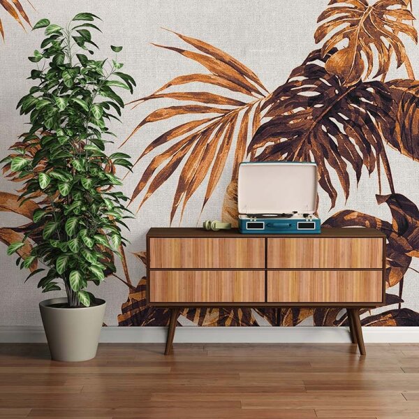 Digitaldruck-Tapete Tropical Leaves Artwork 2 Architects Paper (DD118290)