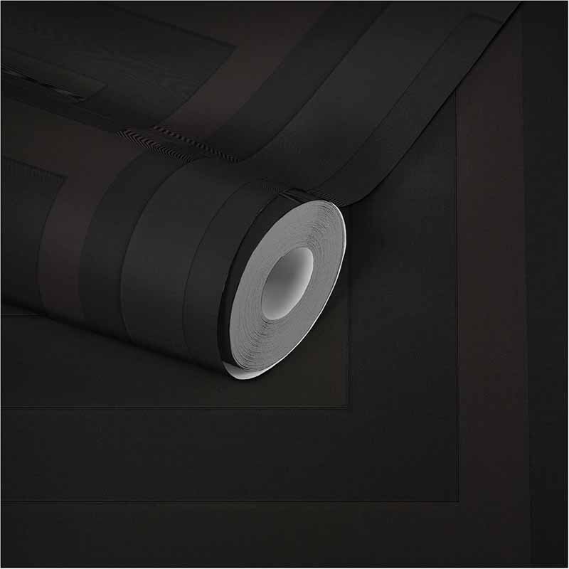 Tapete Schwarz, Anthrazit VERSACE Satintapete (935234)