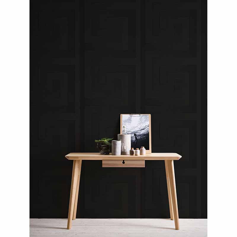 Tapete Schwarz, Anthrazit VERSACE Satintapete (935234)