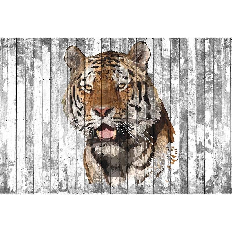 Digitaldruck-Tapete Polygon Tiger 2 Architects Paper (DD118155)