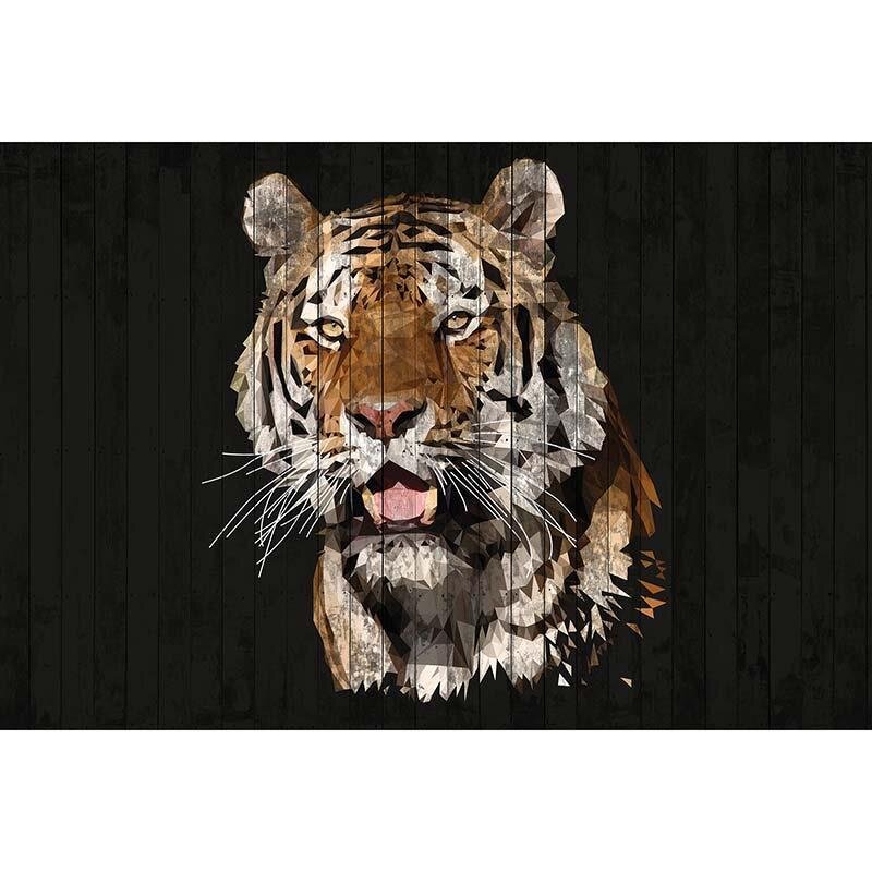 Digitaldruck-Tapete Polygon Tiger 1 Architects Paper (DD118150)