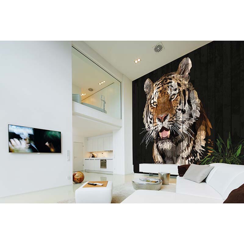 Digitaldruck-Tapete Polygon Tiger 1 Architects Paper (DD118150)