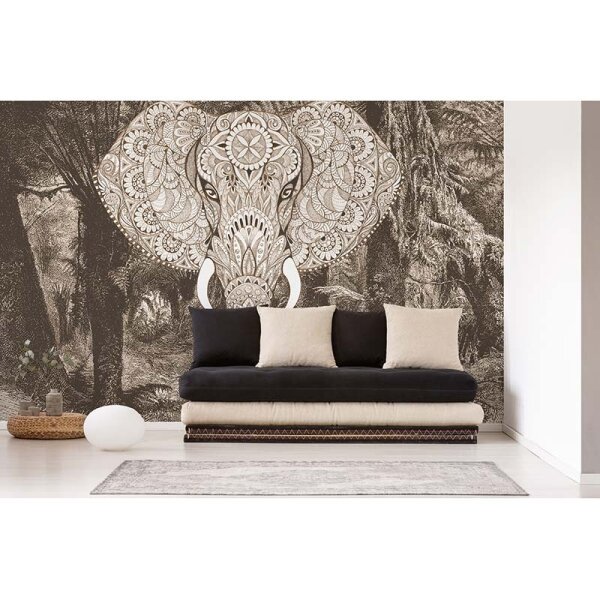 Digitaldruck-Tapete Elephant Head 2 Architects Paper (DD118125)