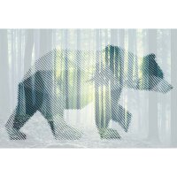 Digitaldruck-Tapete Bear Forest 1 Architects Paper...