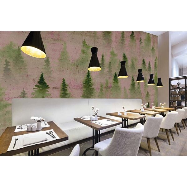 Digitaldruck-Tapete Coniferous Artwork 3 Architects Paper (DD117990)