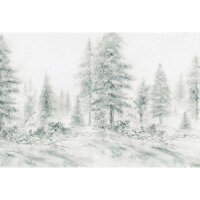 Digitaldruck-Tapete Aquarel Forest 1 Architects Paper...