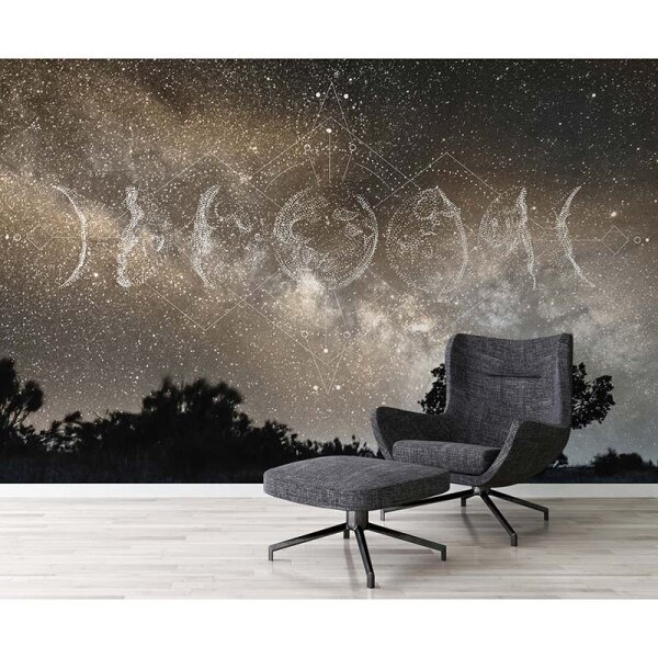 Digitaldruck-Tapete Moon Phases 2 Architects Paper (DD117765)