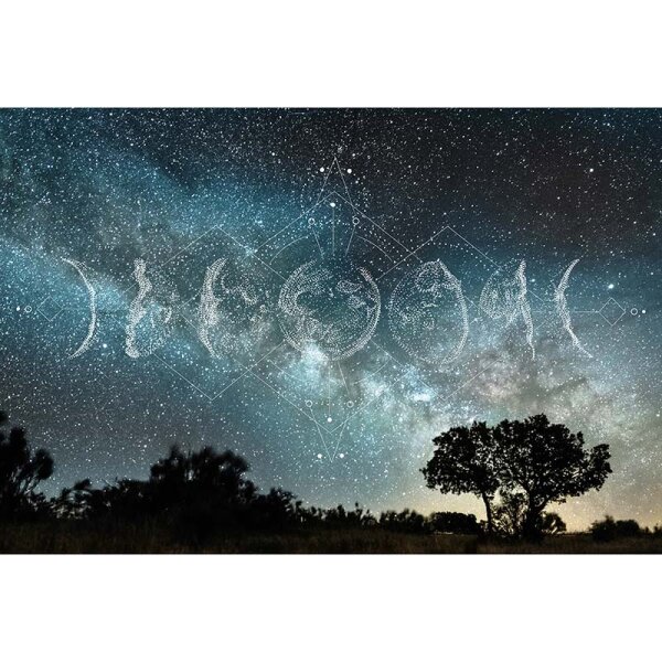 Digitaldruck-Tapete Moon Phases 1 Architects Paper (DD117760)