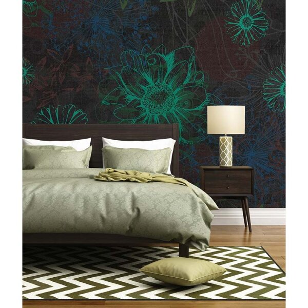Digitaldruck-Tapete Flower Artwork 3 Architects Paper (DD117705)