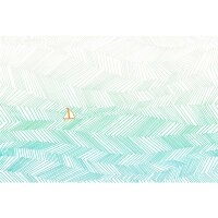 Digitaldruck-Tapete Waves Artwork 3 Architects Paper...