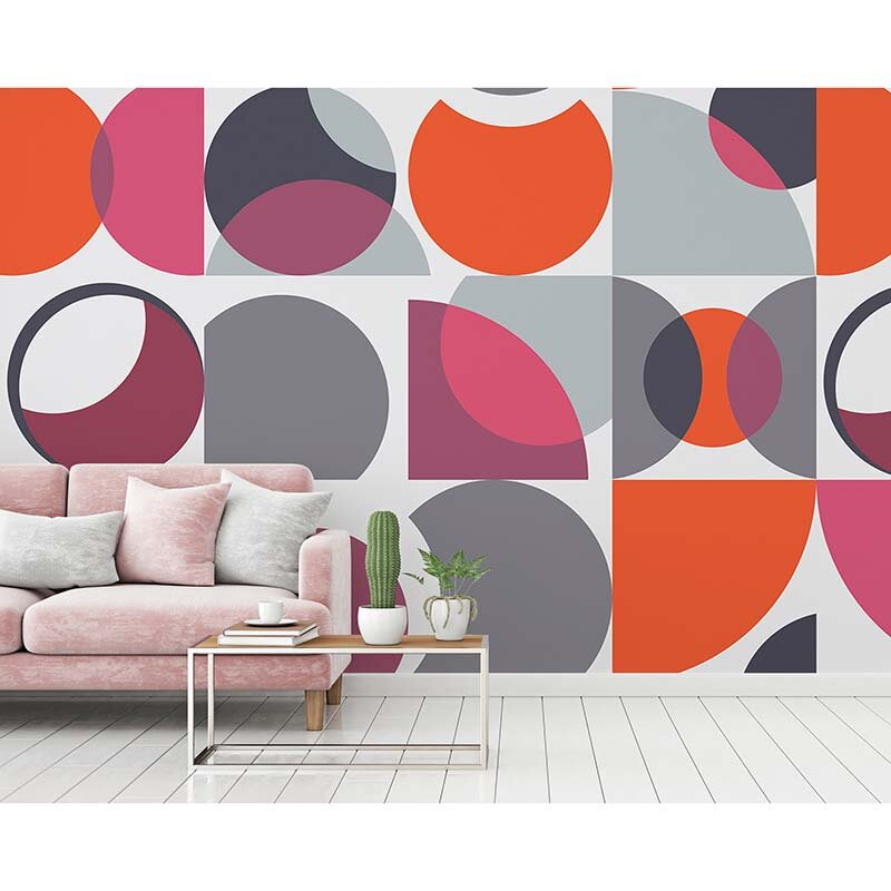 Digitaldruck-Tapete Circles Artwork 1 Architects Paper (DD117665)