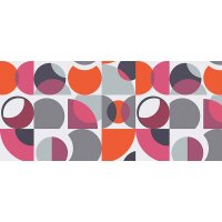 Digitaldruck-Tapete Circles Artwork 1 Architects Paper...