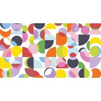 Digitaldruck-Tapete Coloured Circles 1 Architects Paper...