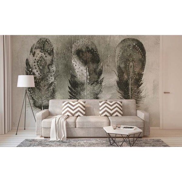 Digitaldruck-Tapete Motley Feather 3 Architects Paper (DD117630)