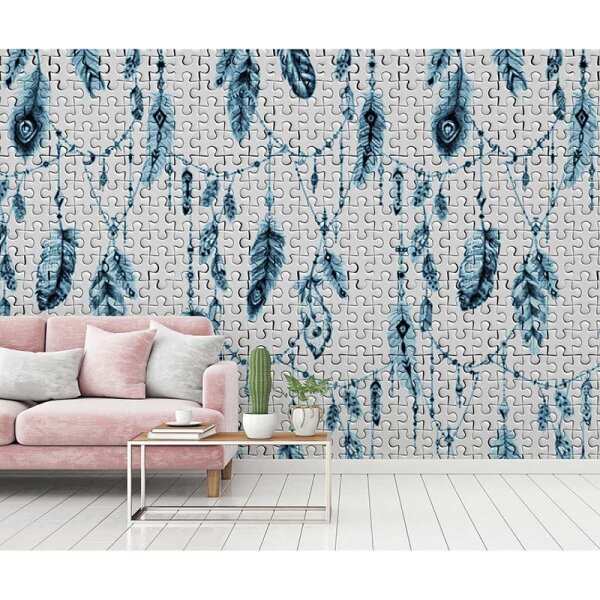 Digitaldruck-Tapete Feather Puzzle 3 Architects Paper (DD117600)