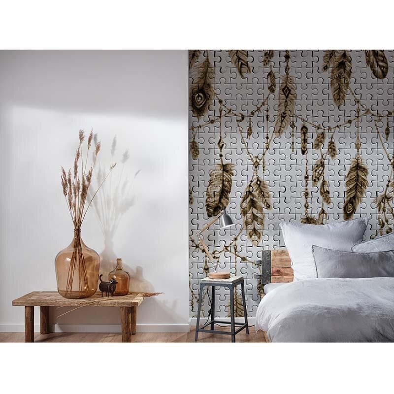 Digitaldruck-Tapete Feather Puzzle 2 Architects Paper (DD117595)