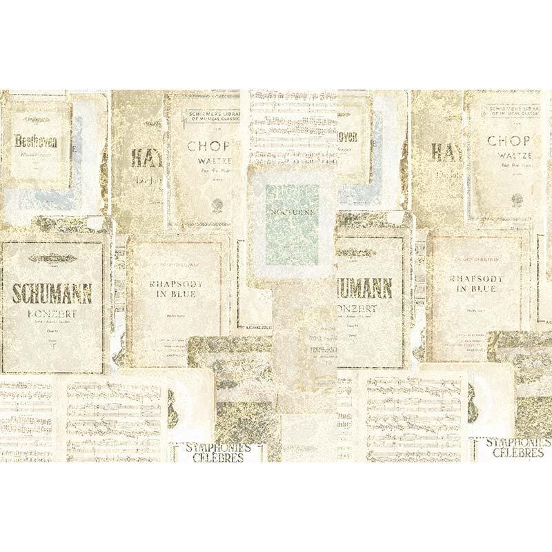 Digitaldruck-Tapete Sheet of Music 2 Architects Paper (DD117385)