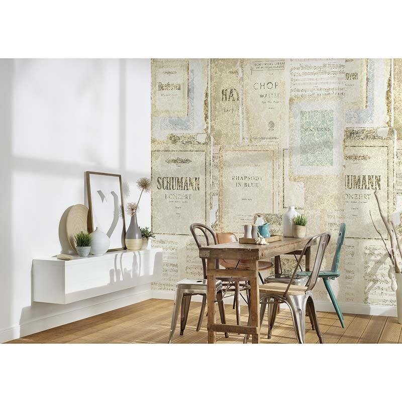 Digitaldruck-Tapete Sheet of Music 2 Architects Paper (DD117385)
