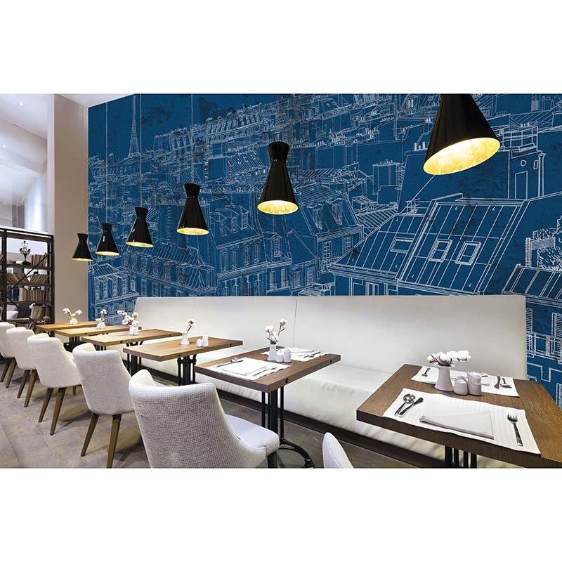 Digitaldruck-Tapete View of Paris 1 Architects Paper (DD117350)