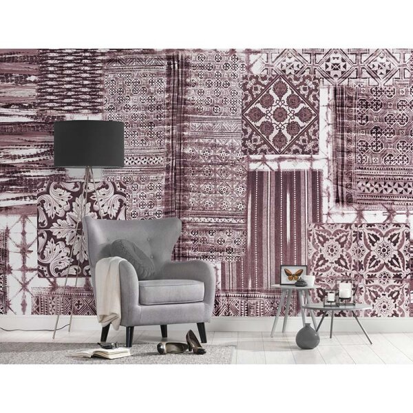 Digitaldruck-Tapete Patchwork 3 Architects Paper (DD117320)