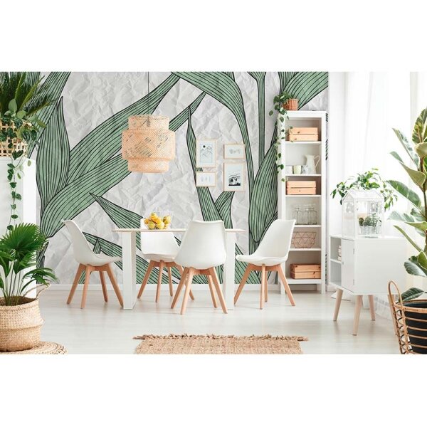 Digitaldruck-Tapete White Paper Leaves 3 Architects Paper (DD117165)