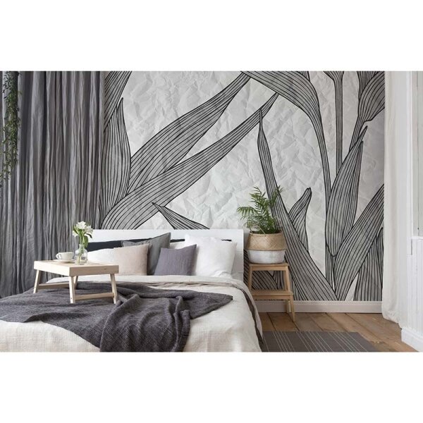 Digitaldruck-Tapete White Paper Leaves 2 Architects Paper (DD117160)