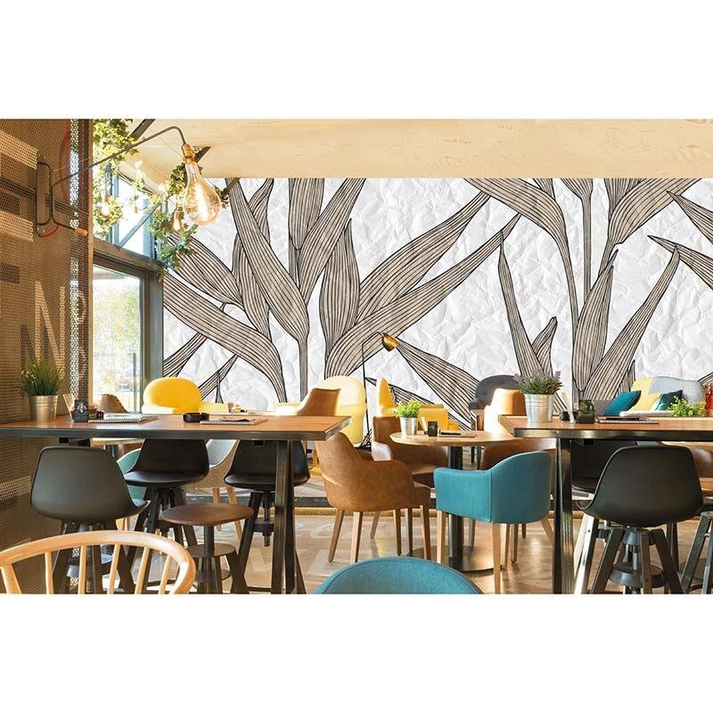 Digitaldruck-Tapete White Paper Leaves 1 Architects Paper (DD117155)