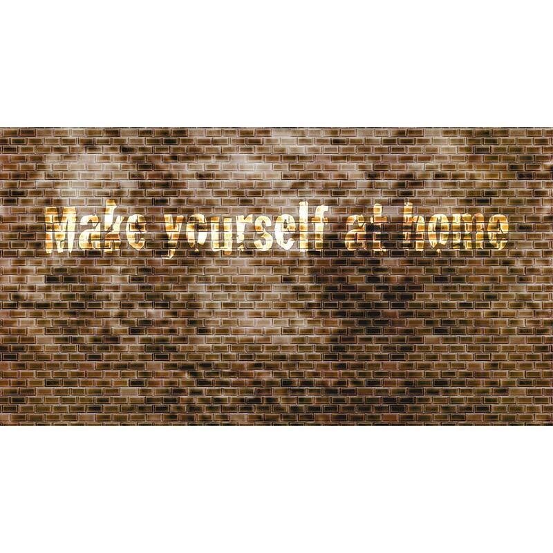 Digitaldruck-Tapete Brown Tiles Architects Paper (DD117090)