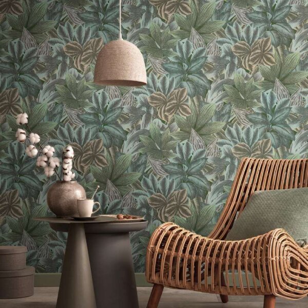 Tapete Grün livingwalls Vliestapete (392223)